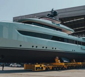 53m custom support yacht PROJECT SEACLUB is launched by Alia Yachts