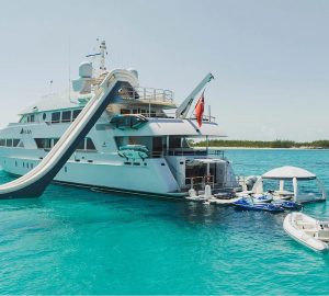 Save 15% aboard the 144’ charter yacht ALTA in the idyllic Bahamas