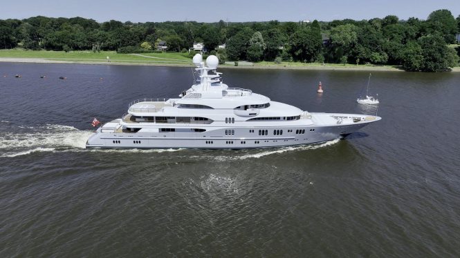 79m mega yacht ROCINANTE - Photo credit DrDuu