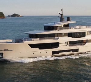 40m superyacht HYGGE from MCP Yachts commences sea trials