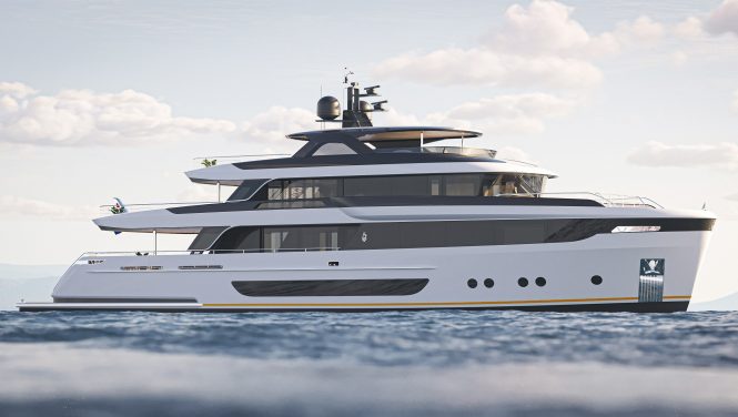 Superyacht SAMBA (rendered image) - Van der Valk