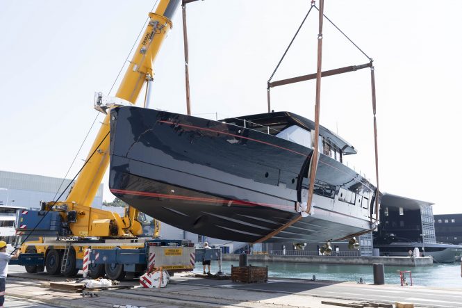 Superyacht SOLLE ONE launch day