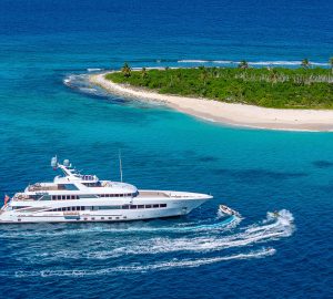 motor yachts in rough seas