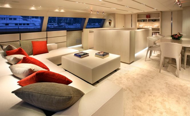 Sailing yacht RED DRAGON by Dubois - seating