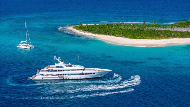 Superyacht ROCK.IT in the Virgin Islands