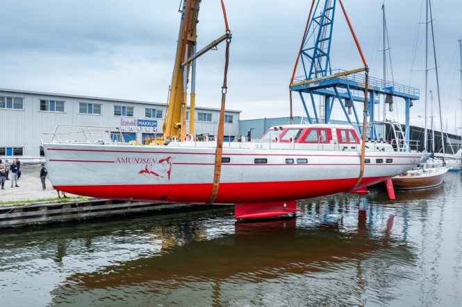 Luxury yacht AMUNDSEN