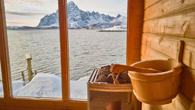 Sauna with a view