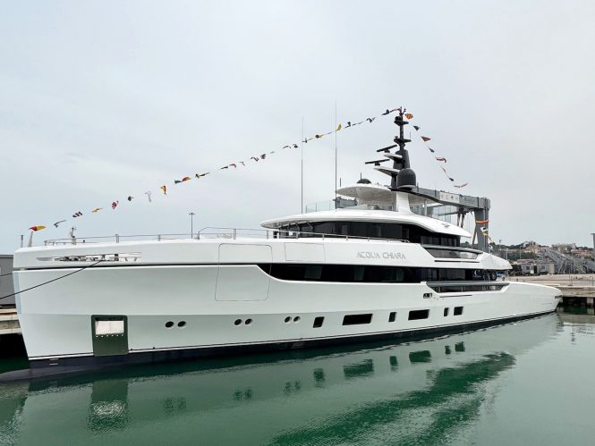 Columbus Atlantique 47 Acqua Chiara superyacht launch