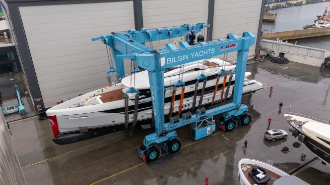 Motor yacht CAMILA at her launch